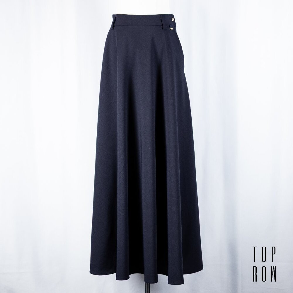 Herno Soft Wool Maxi Skirt